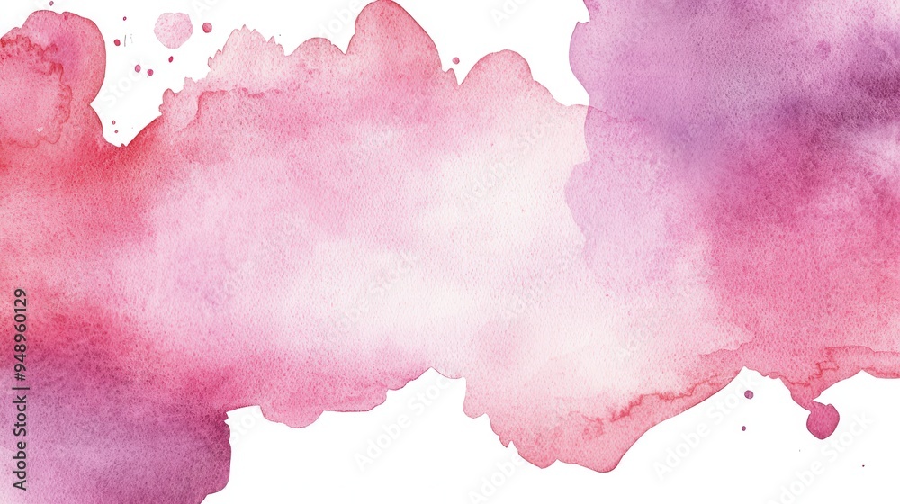 Obraz premium Beautiful pink and purple watercolor texture background perfect for art projects, designs, and creative applications.
