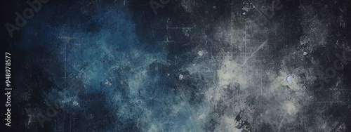 Abstract grunge sapphire blue background with marbled texture. Black blue abstract background. Navy blue grunge texture. Toned dark rough texture for any construction related	
