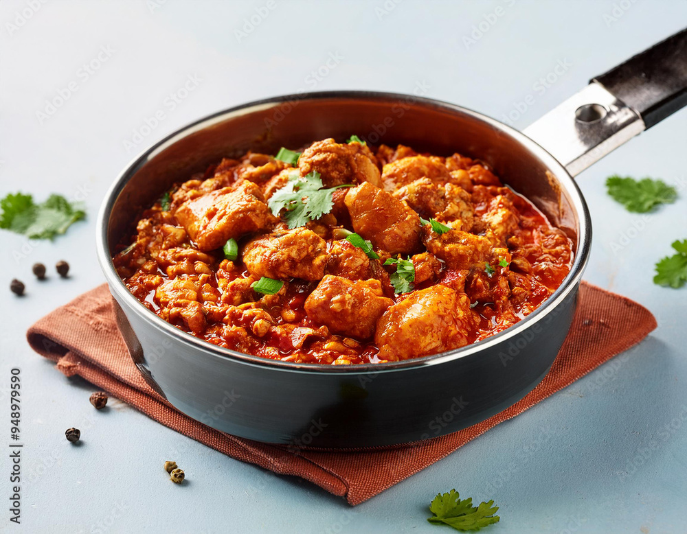 Indian chicken keema (qeema) in a pot. Minced chicken sauteed in onion-tomatoes and flavored with aromatic spices. Indian chicken keema (qeema) in a pot. Minced chicken sauteed in onion-tomatoes and flavored with aromatic spices.