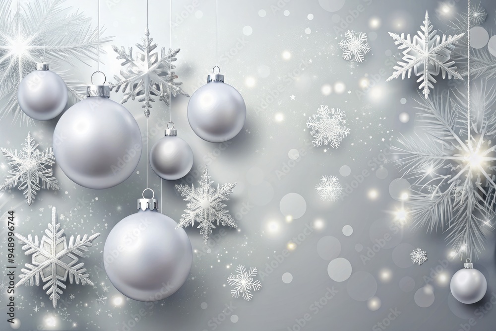Christmas vector background scenes modern minimalist clean white and silver Christmas vector background scenes modern minimalist clean white and silver