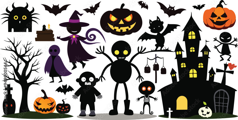 Fototapeta premium halloween vector illustration