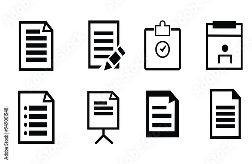 Document icon design collections