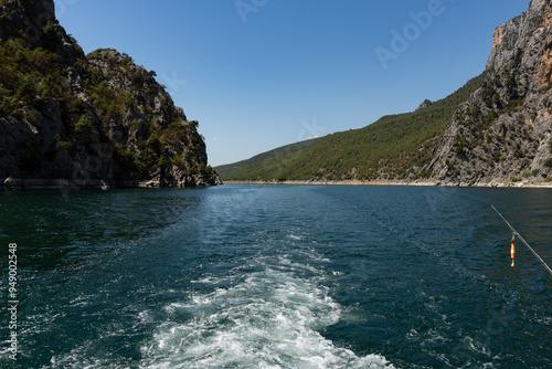 Vezirköprü Şahinkaya Canyon Turkey horizontal. Vezirköprü Şahinkaya Canyon view Turkey, Samsun. photo