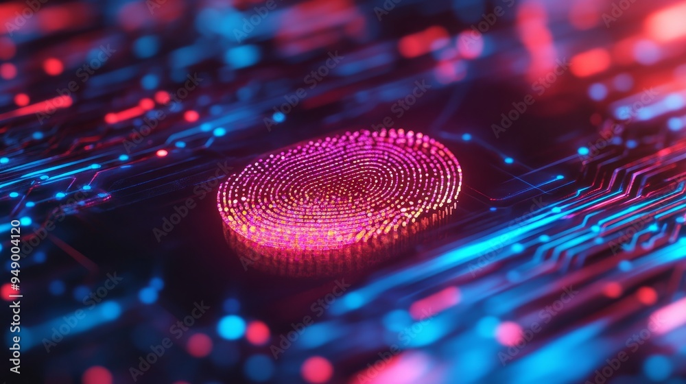 fingerprint authorization access concept, security of personal data fingerprint authorization access concept, security of personal data