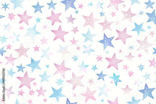 Wallpaper Mural seamless pattern with stars Torontodigital.ca