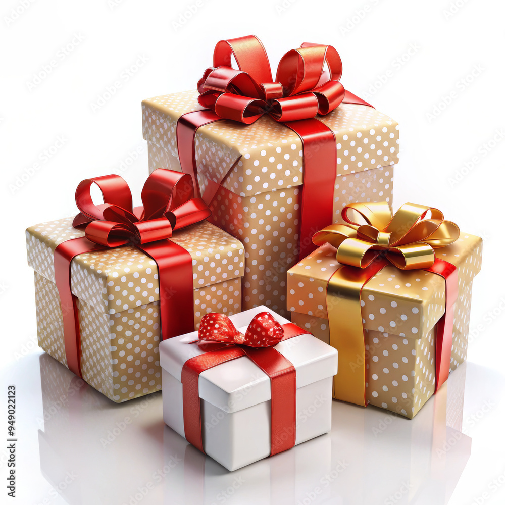 Obraz premium Set of gift boxes