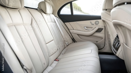Luxury Car Interior - Back Seats