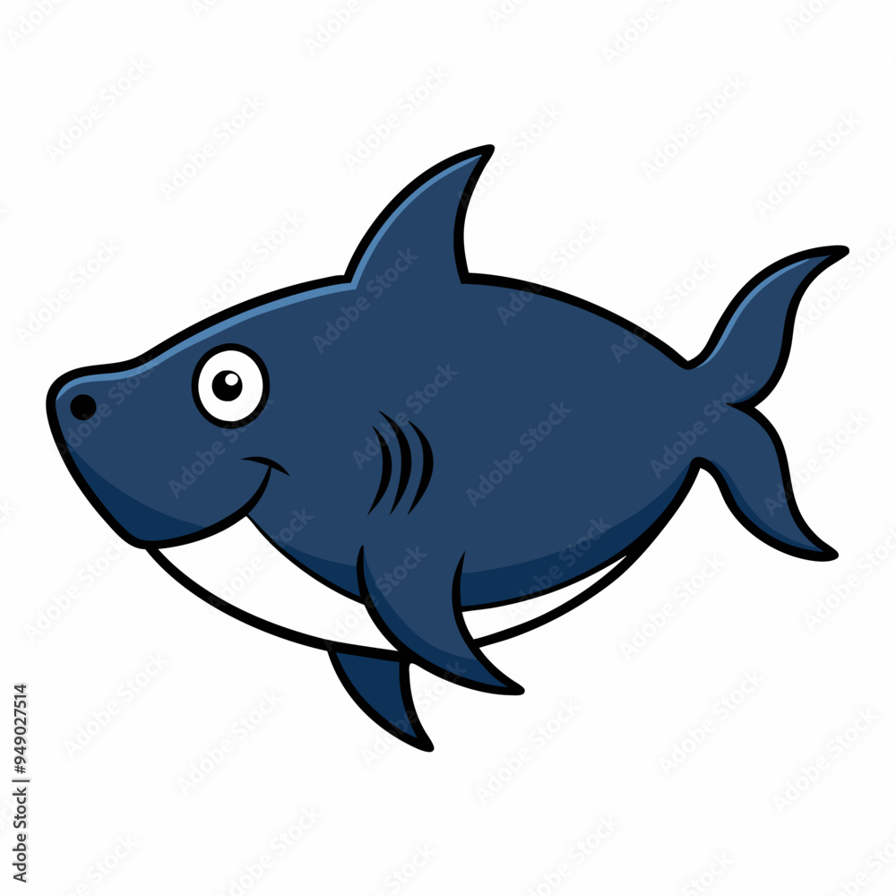 Illustration of shark outline white on background vector stock illustration Illustration of shark outline white on background vector stock illustration