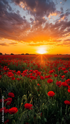 field of poppies