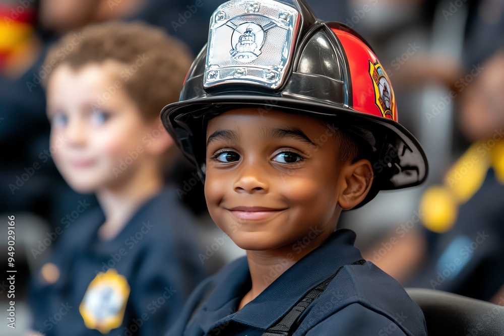 First Responders Day in North Carolina with a school assembly, captured in a photo where students honor local first responders with handmade cards, speeches, and a special assembly dedicated
