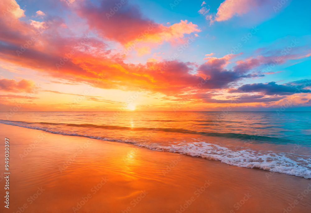 Serene Morning: Sunrise Over the Sea Serene Morning: Sunrise Over the Sea