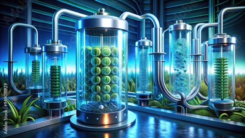 electrochemical membrane bioreactor concepts futuristic photo