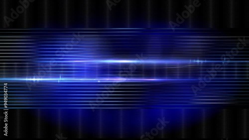 4k Blue Hi Tech Metal Shiny Plates Motion Background