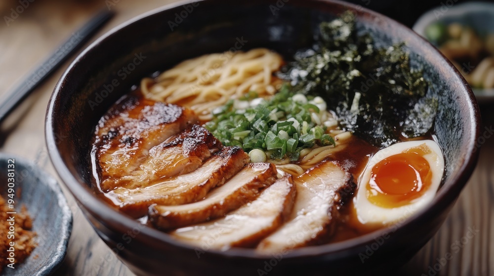 Delicious Japanese Ramen Bowl Delicious Japanese Ramen Bowl
