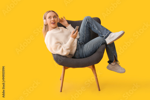 Beautiful young happy woman...