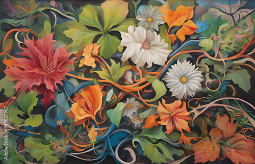 floral colorful pattern