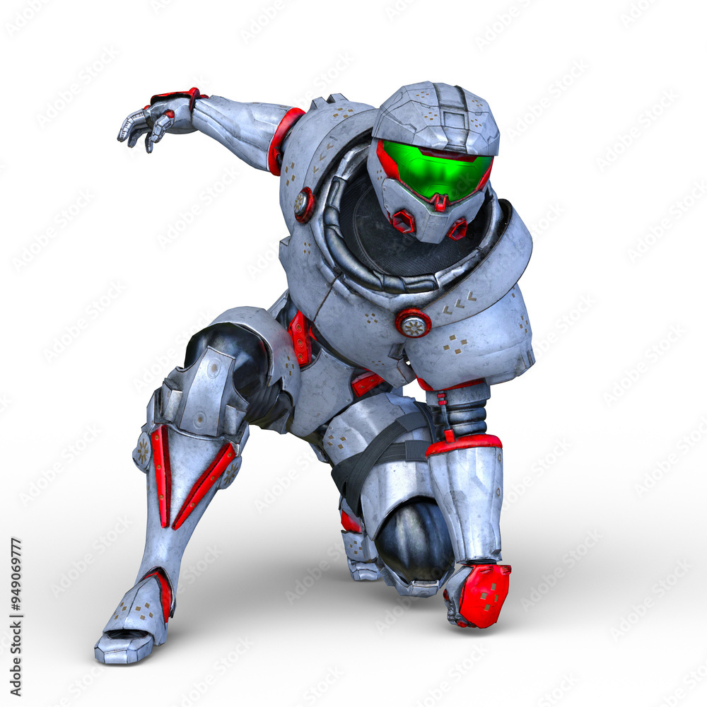 サイバーマン　3DCGレンダリング