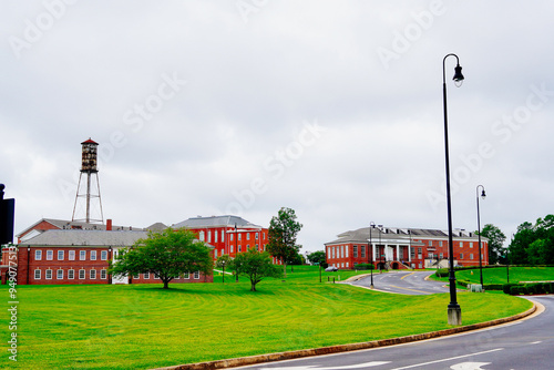 Forsyth, Georgia, USA 07 19 2024: The landscape of Tift College  photo