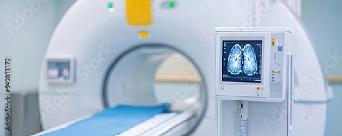 Radiology department with Picture Archiving and Communication System PACS integration, digital imaging, advanced diagnostics photo