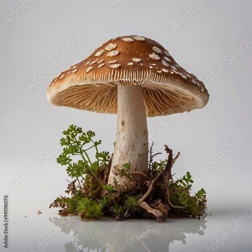 mushroom funi fungus toadstool white background