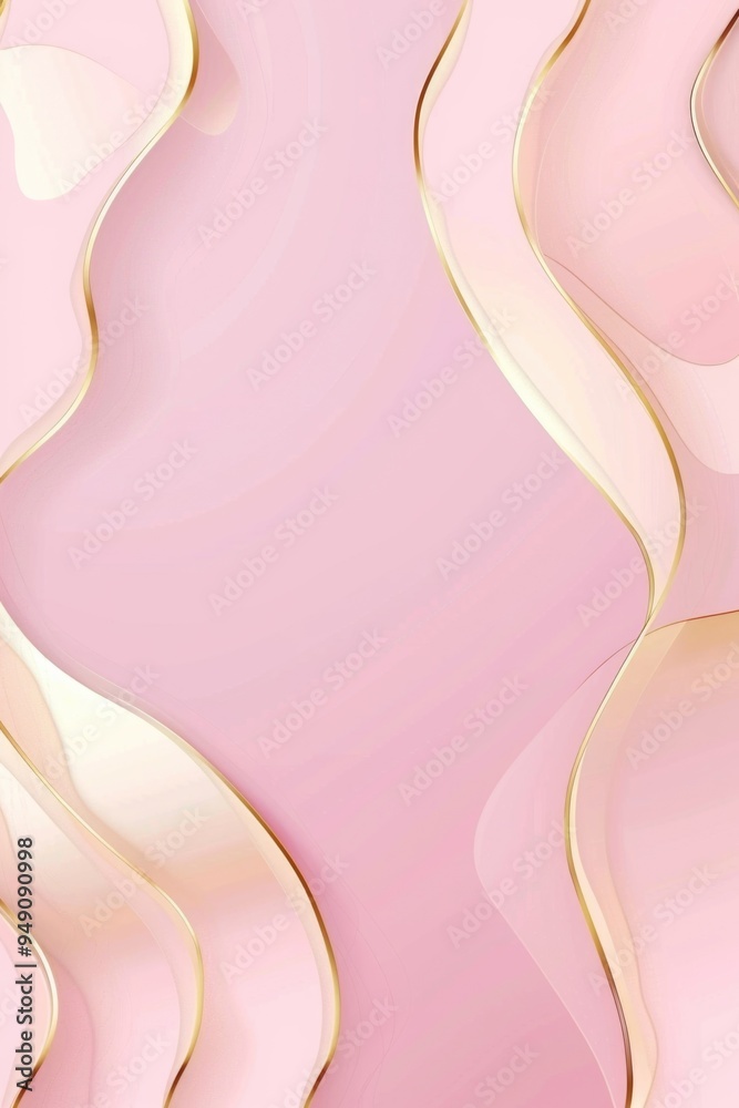 Abstract pink with shiny gold background Abstract pink with shiny gold background