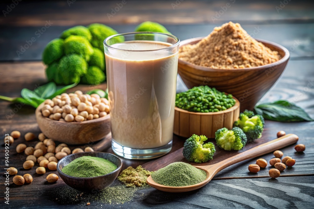 Natural plant based protein blend for vegan fitness enthusiasts Natural plant based protein blend for vegan fitness enthusiasts
