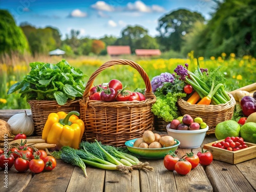 organic farm to table movement healthy natural photo