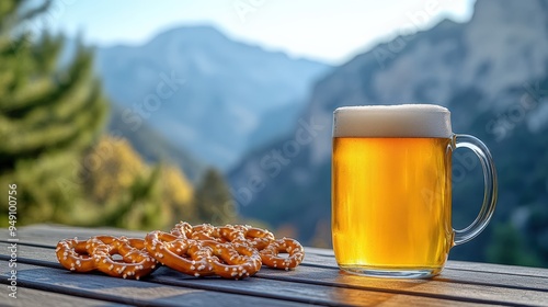 Alpine Beer Experience with Pretzel photo