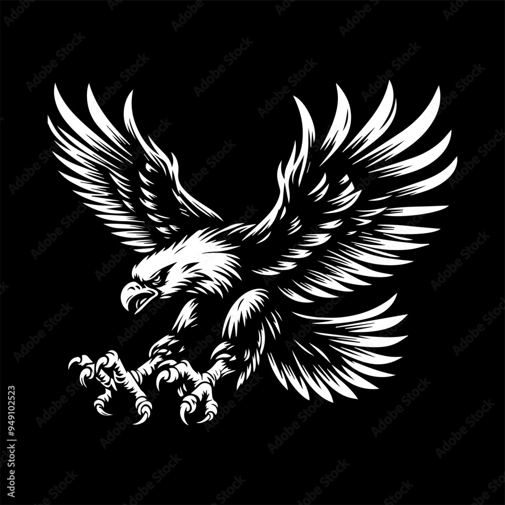 Obraz premium eagle tattoo design
