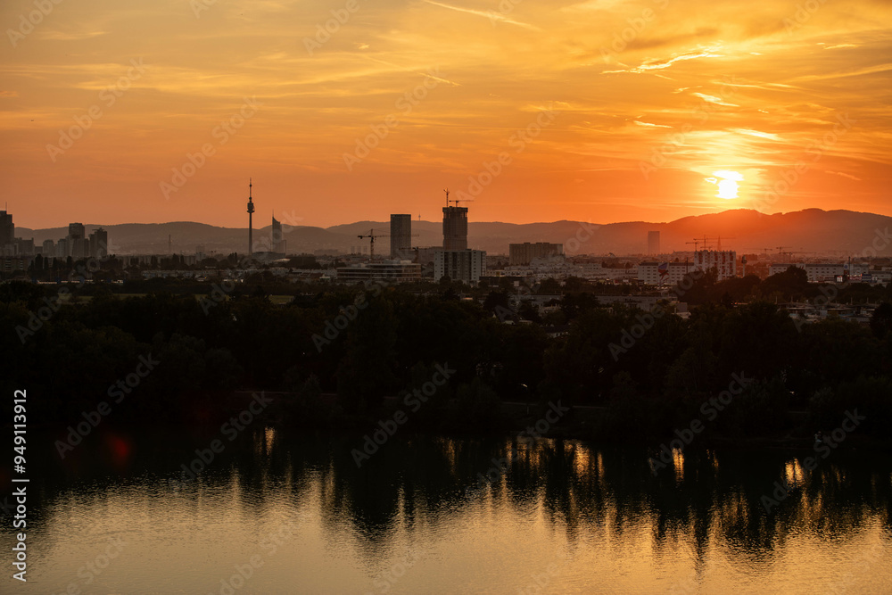 sunset in vienna sunset in vienna