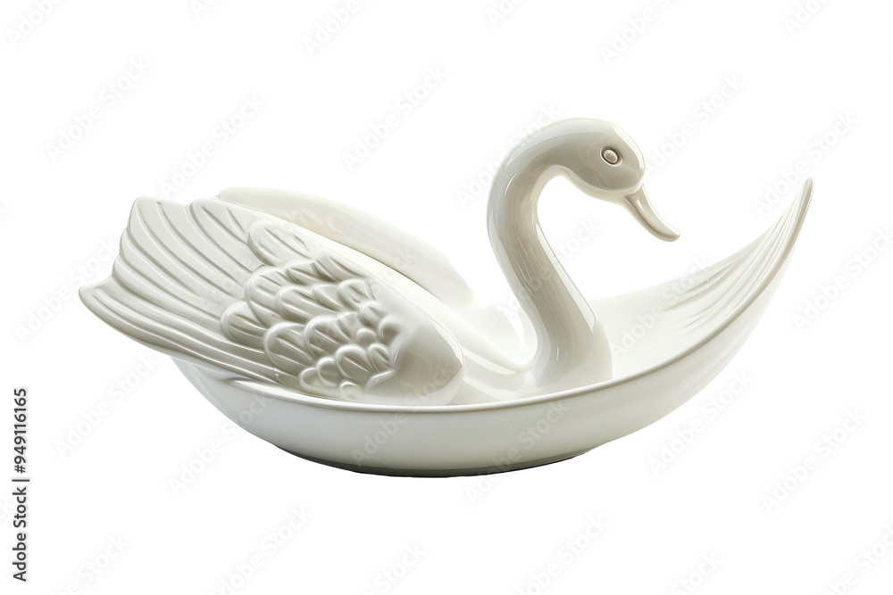 Obraz premium White Swan Ceramic Bowl
