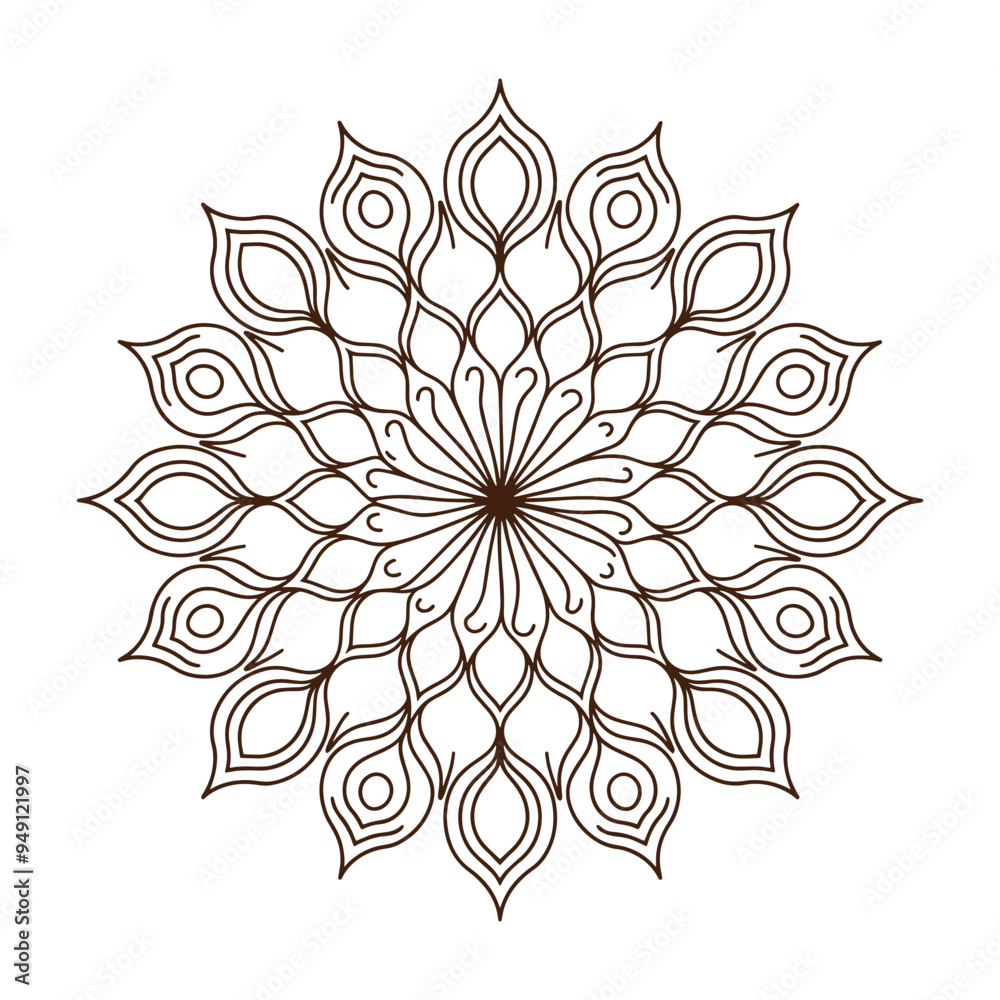 abstract floral ornament abstract floral ornament