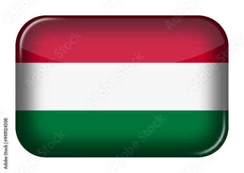 Free Download Hungary web icon rectangle button - GFXLoad