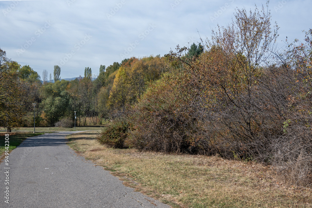 Autumn view of South Park in city of Sofia, Bulgaria Autumn view of South Park in city of Sofia, Bulgaria