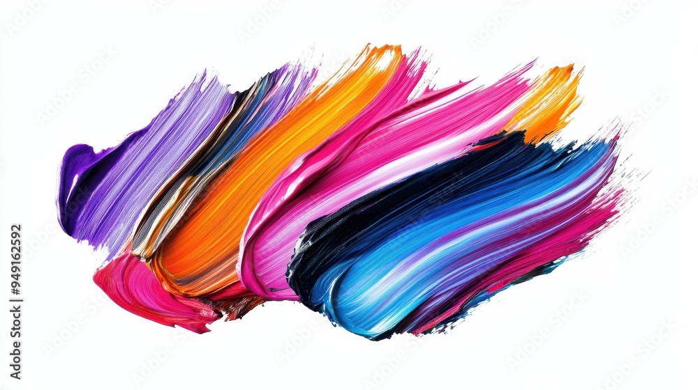 A dynamic array of colorful paint brush strokes showcases artistic creativity and expression through vibrant hues and textures A dynamic array of colorful paint brush strokes showcases artistic creativity and expression through vibrant hues and textures