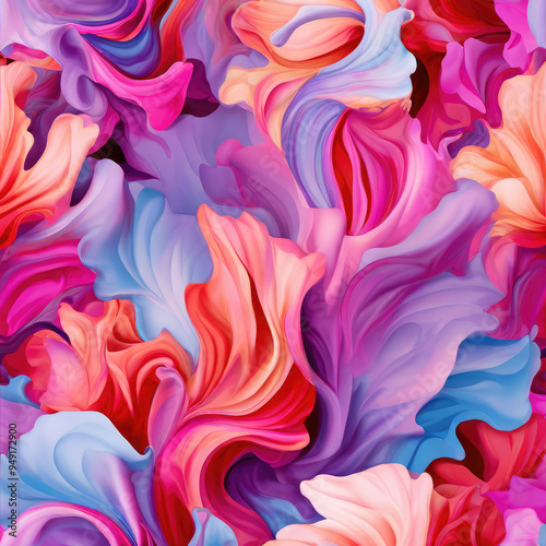 Whimsical colorful background. Playful vibrant texture.