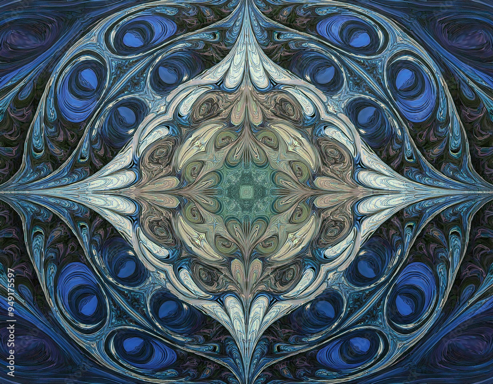 Intricate Geometric Fractals Abstract Digital Symmetry in Complex Mathematical Patterns Intricate Geometric Fractals Abstract Digital Symmetry in Complex Mathematical Patterns