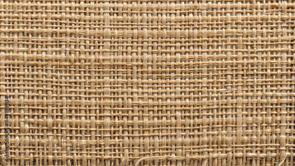 Seamless rough burlap texture with frayed edges, realistic patterns, natural colors, soft lighting, high resolution Seamless rough burlap texture with frayed edges, realistic patterns, natural colors, soft lighting, high resolution