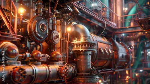 Steampunk Machine: Industrial Design and Technology