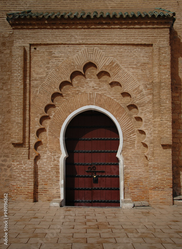 photo of a door in Marrakech Morocco photo