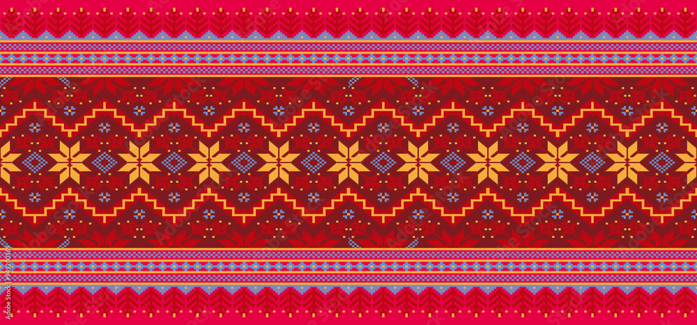 Traditional Asian fabric patterns, ornaments, carpets, backgrounds, Ulos Batak, Songket Patterns, Batik Textures, Asian Backgrounds, Islamic Patterns, Indian Backgrounds, Colorful, Multicolor.