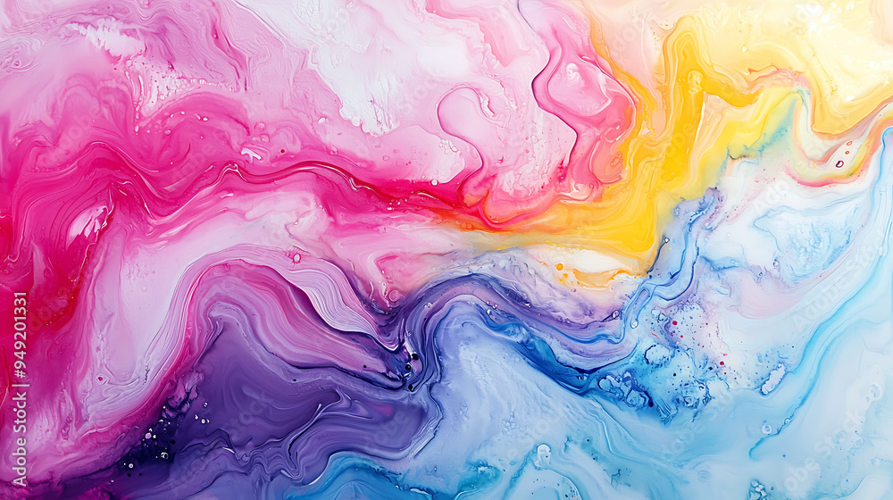 Soft Watercolor Gradient in Pastel Hues Soft Watercolor Gradient in Pastel Hues