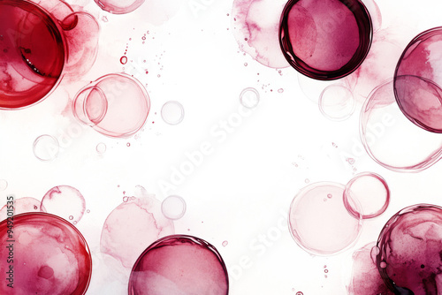 Model background with circles wine stains abstrait photo