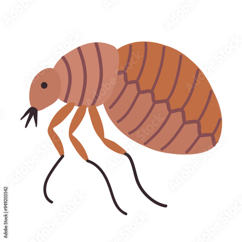 Flea icon clipart avatar logtotype isolated vector illustration