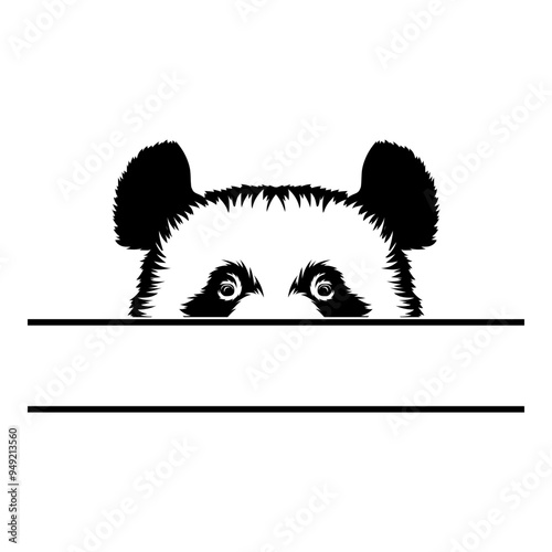 Peeking Panda
