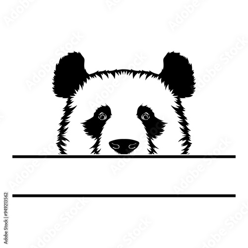 Peeking Panda