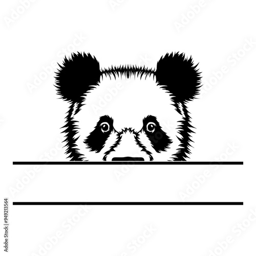 Peeking Panda