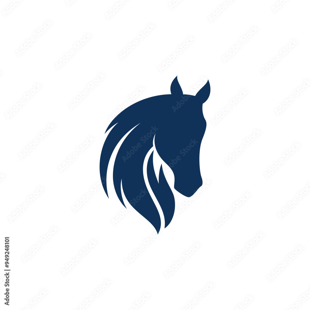 Obraz premium using the concept of a horse's head