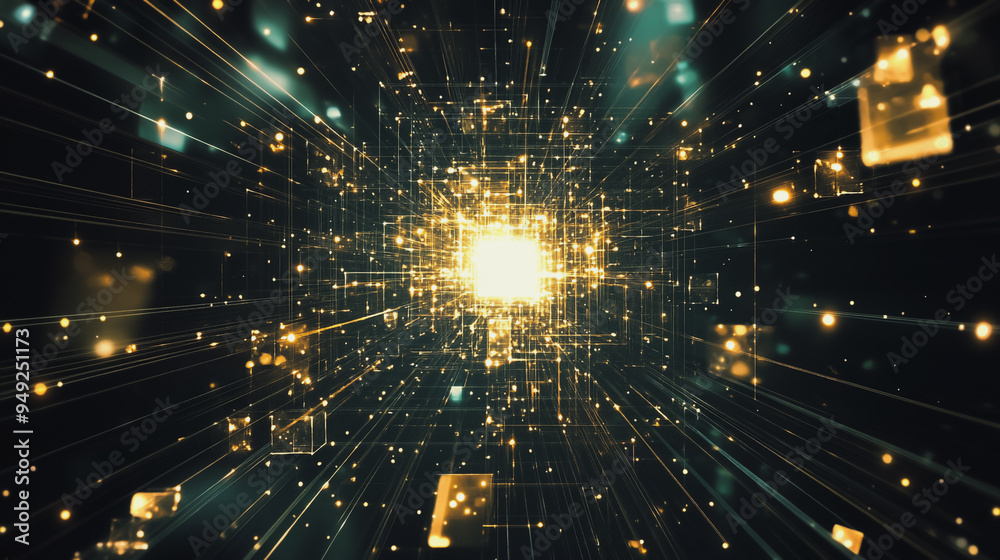 Abstract light explosion and network points, dot, earth's surface, digital background Innovation network points Earth's surface wave background digital wave information technology background Abstract light explosion and network points, dot, earth's surface, digital background Innovation network points Earth's surface wave background digital wave information technology background