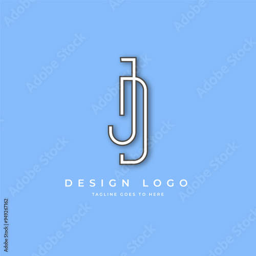 Minimalist Letter JD Professional logo design for all kinds of business
